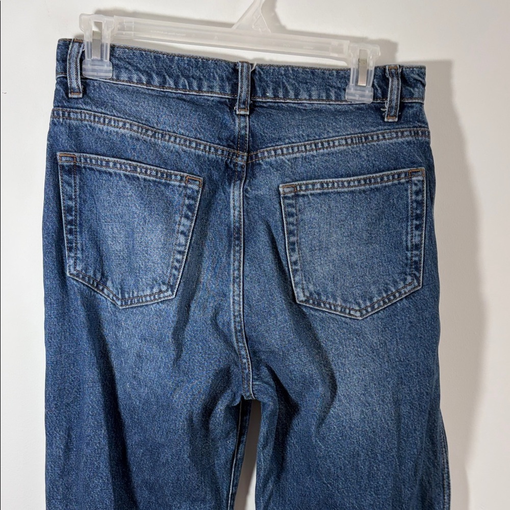 Reformation VAL 90S MID RISE STRAIGHT JEANS IN DONNER CUFFED- 27 - Picture 6 of 10